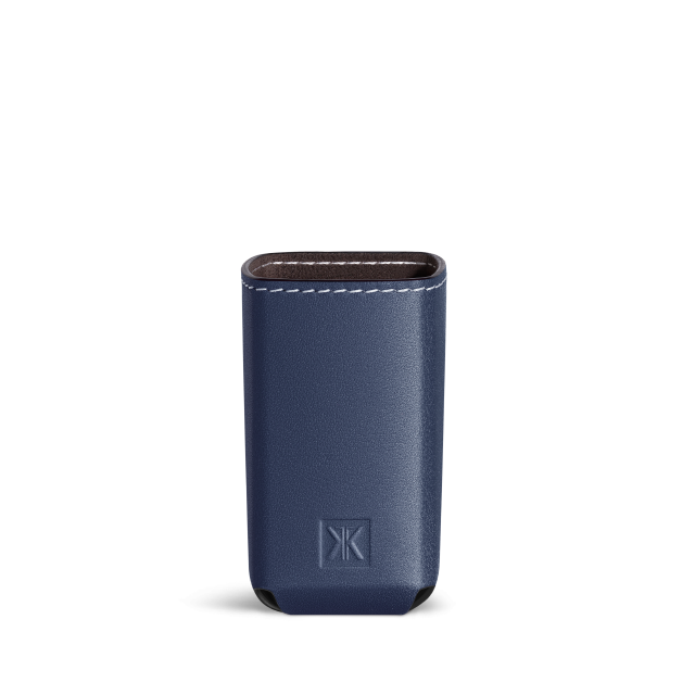 Leather case, 1.2 fl.oz., hi-res, Blueberry blue